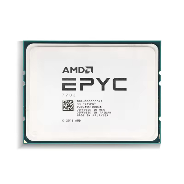 Hot Sell New MD EPY C 7702 64 Cores Server CPU with High L3 Cache Virtualization 64-Bit Support
