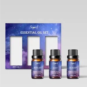 Perfume Oil Fragrance Compounds Breathe Easy Stress Relief Compound Essential Blend Oil Gift Set