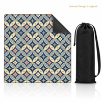 Tapis de Mahjong en Jacquard de Luxe Moderne avec Bordures Renforcées et Sac de Rangement – OEM, Marque Privée, Image Personnalisée Disponible, Vente en Gros pour le Poker