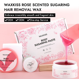 Prix de gros Ensemble de cire d'épilation au <span class=keywords><strong>sucre</strong></span> parfumée à la rose Pâte à <span class=keywords><strong>sucre</strong></span> bon marché pour l'épilation du corps - Product Image 2