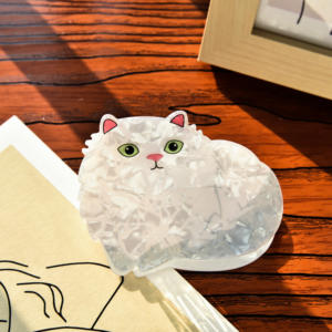 YJL pinzas para el cabello lindas de alta calidad diseño de gatito fresco señoras niñas pinzas para el cabello de acetato - Product Image 6