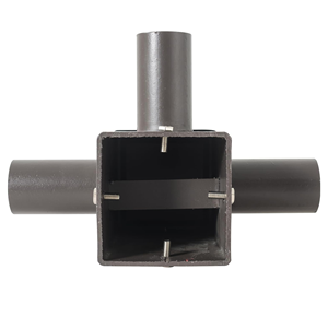 Adaptateur triple Top 90 pour éclairage extérieur à 3 bras compatible avec les poteaux carrés de 4 pouces et le produit Tenon - Product Image 2