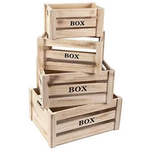Equal Interest Wooden <b>Crates</b> Custom Made Natural Wood <b>Box</b> Packaging Industrial Use - Product Image 1