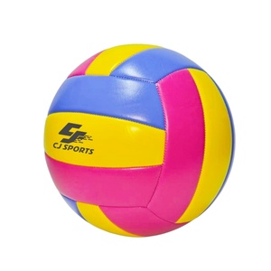 Balón de Voleibol de Talla 5 Cosido a Máquina, Personalizado de Fábrica, PVC Suave al Tacto, Ligero y Colorido para Juego Escolar, Hecho en Vietnam - Product Image 2