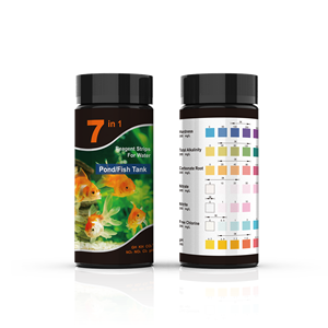 <span class=keywords><strong>Bandelettes</strong></span> de test d'<span class=keywords><strong>eau</strong></span> précises Hongyi W-7 7 en 1 pour aquarium et bassin à poissons (plastique) - Product Image 3