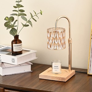Timed Aromatherapy Handmade Wax Melt Lamp French Retro Bedroom Bedside Candle Valentine's Day & Weddings Gift Atmosphere Lamp - Product Image 3