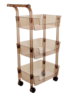 Estantes de Esquina de Plástico PP, Modernos, Multi-Nivel, Deslizantes, Ecológicos, Duraderos, con Capacidad de 1-3L, para Almacenamiento en el Baño - Product Image 1