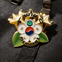 Écusson de revers en émail souple Pathfinder SWKC Member 3D Star Leaves Comporee