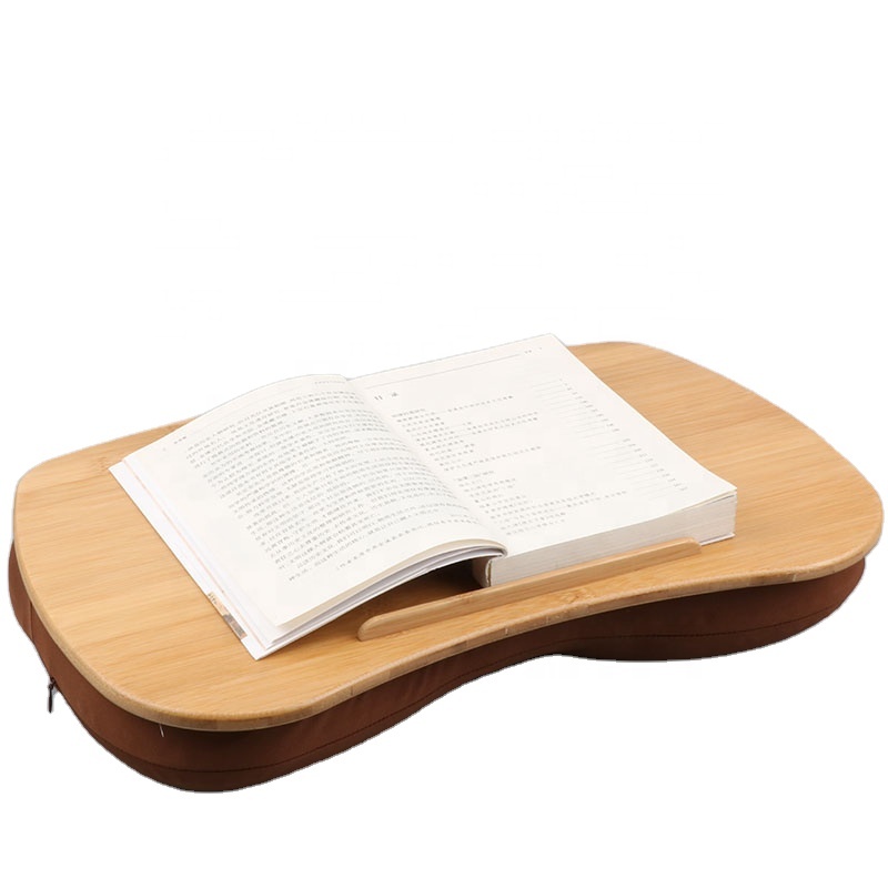 Распродажа, портативный лоток из натурального бамбука для ноутбука с подставкой