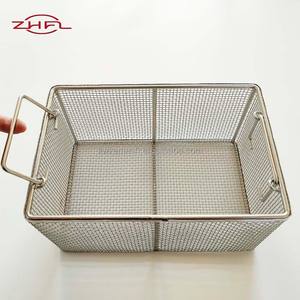 Custom 304/316 Stainless Steel Medical Instruments Sterilization <b>Basket</b> Tray Case Box Metal Wire Mesh <b>Basket</b> - Product Image 3