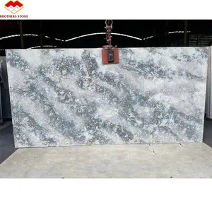 concrete cement grey quartz slabs artificial stone for prefab quartz island countertops