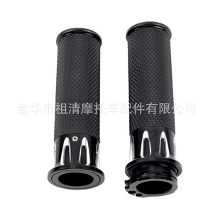 Zuqing Motorcycle Handlebar <b>Grip</b> Aluminum Alloy Black For Harley 883 XL1200 Throttle <b>Control</b> - Product Image 6