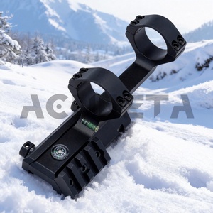 Support de lunette optique en aluminium étanche ACUMETA - Tube de 30 mm, montage de 20 mm, hauteur centrale de 1,57 pouce |   Niveau à bulle intégré antichoc - Product Image 2