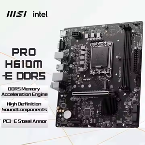 لوحة أم للكمبيوتر المكتبي MSI PRO H610M-E DDR4 تدعم معالجات إنتل LGA1700 مثل 12400F/12490F/13400F مع فتحة <span class=keywords><strong>M</strong></span>.<span class=keywords><strong>2</strong></span> - Product Image 5