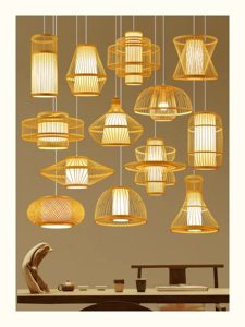 China Art Natural Weave Modern Rattan Pendant <strong>Light</strong> Lantern Ceiling <strong>Light</strong> For Parlor Restaurant Bar Cafe Home Decor <strong>Lighting</strong> - Product Image 5