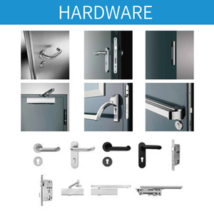 Portes battantes en acier minimalistes pour usage intérieur dans les hôpitaux et les écoles, résistantes aux rayures et insonorisées - Product Image 3