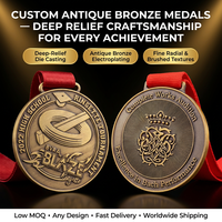 Medalla de Recuerdo de Metal Personalizada con Diseño Gratuito del Fabricante, Fundición a Presión, Recubrimiento de Cobre, Medalla de Recuerdo para Competiciones Deportivas