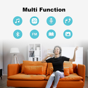Vente en gros de lecteur MP3 portable Bluetooth Clip-On Design FM Radio Enregistreur vocal Lecteur de carte TF pour enfants WAV en plastique de sport - Product Image 6