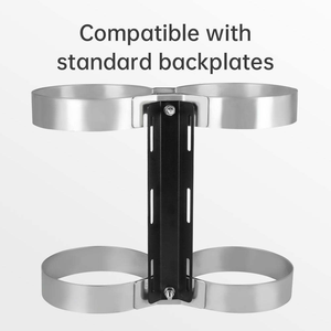 316 Stainless‑Steel Diving Double Tank Bands, Scuba Cylinder Mounting <b>Clamp</b> <b>Strap</b> For Twin Air Tank Backplate Bracket - Product Image 4