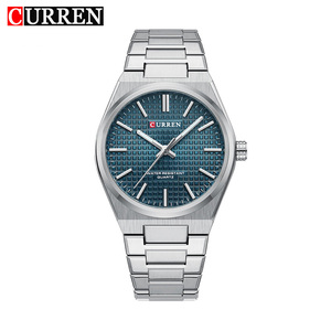 นาฬิกาข้อมือควอตซ์ CURREN รุ่น 8439 สไตล์วินเทจลายการ์ตูน สำหรับผู้ชาย ผู้หญิง และทุกเพศทุกวัย แฟชั่นลำลอง หรูหรา สายสแตนเลสสตีล กันน้ำ - Product Image 1