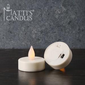 Matti es barato mini sin llama de té de plástico de la vela de la luz led con flicker - Product Image 3