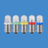 Bombilla LED BA9S de 12V con Forma de Sombrero para Luz de Lectura, Luz de Instrumentos