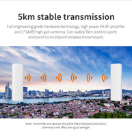 900Mbps 5km 5.8Ghz Comfast Transmission de données longue distance point à point pont sans fil extérieur CPE