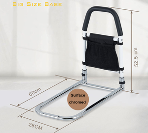 2025ราวจับข้างเตียงสำหรับผู้สูงอายุราวจับเหล็กชุบโครเมี่ยม - Product Image 2
