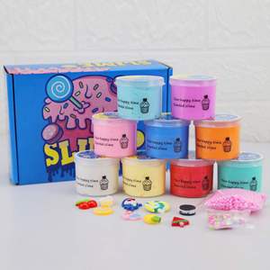 Kit de Slime de Cristal Zhorya, No Pegajoso, Económico, Kit de Colores para Manualidades, Slime Esponjoso para Niños - Product Image 3