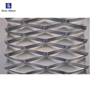 Decorative Interior Aluminum Stretch <strong>Mesh</strong> Suspended Ceiling <strong>Expanded</strong> Metal <strong>Mesh</strong> <strong>Panel</strong> - Product Image 2