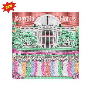 Kamala Harris Vente en gros Transfert de strass en cristal Hotfix Pierres de strass en verre Hot Fix pour le repassage de vêtements et de vêtements - Product Image 6