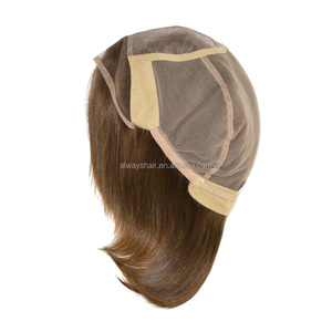 <span class=keywords><strong>Parrucca</strong></span> corta castagna marrone donna aspetto naturale vergine europea capelli umani parrucche francese pizzo anteriore e Mono Top <span class=keywords><strong>parrucca</strong></span> distributore - Product Image 3