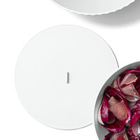 Witte plastic deksels voor borden & kommen Diameter 25cm 1,5cm Hoogte 2 Stuks/Karton Italië