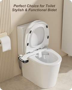 Vente en gros : Douchette WC intelligente à double buse, ultra-mince, en ABS, au design moderne, avec fonctions écologiques - Product Image 5