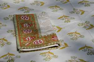 Premium Living <b>Dinning</b> Napkins Pure Cotton <b>Table</b> Napkin Cloth for Dinner Multi Printed Size 50 * 50 cm Handmade Bulk Product - Product Image 3