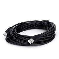 Kabel Printer Pengisian Cepat Tembaga Murni USB2.0 A-Male ke B-Male 5 Meter