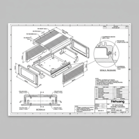 Boîtier PC industriel OEM, fabrication sur mesure par usinage CNC, boîtier en aluminium, protection IP65/IP67, conception de dissipation thermique pour