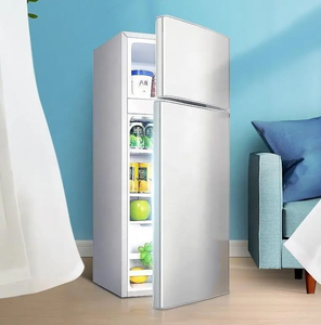 90L Home Double Door Top-Mounted Refrigerator Small <b>Fridge</b> Household Vertical Cheap Two-Door <b>Fridges</b> 82l Home Double Door Top-Mo - Product Image 2