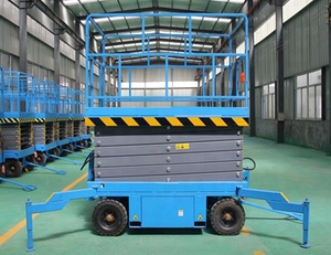 Plataforma de trabajo aéreo para hombre, elevador móvil de 8 m, 10 m, 12 m, a la venta, elevador de tijera con <span class=keywords><strong>Control</strong></span> remoto, 500 KG - Product Image 3