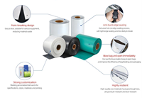 Sacs en rouleau pré-ouverts recyclables Poshysmart, couleur et taille personnalisées, matériau biodégradable, en vrac ou en lot avec machine d'emballage