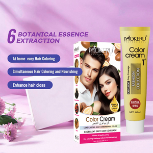 <span class=keywords><strong>Tinte</strong></span> de Cabello en Crema de Alta Calidad, 60 ml x 2, Sin Amoníaco, a Base de Hierbas, para Salón - Product Image 1