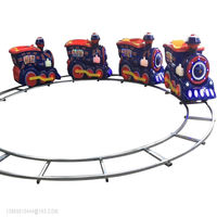 Train électrique miniature pour enfants pour parcs d'attractions et foires, utilisation en centre commercial, matériau ABS et métal, design personnalisé, livraison rapide