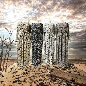 Abaya Islámica de Alta Calidad para Mujer, Estilo Turco, Hecha a Mano, de Poliéster, Largo hasta el Tobillo, Vestido Modesto para Bodas - Product Image 3