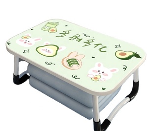 Colorido Escritorio de computadora portátil cama plegable niños estudio mesa plegable para computadora portátil para el dormitorio del hogar - Product Image 4