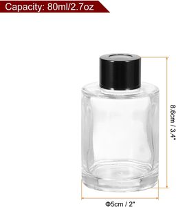 ขวดน้ำหอมแก้วเปล่าทรงกลมแบบขายส่ง ขนาด 30 มล. 50 มล. พร้อมกล่องบรรจุภัณฑ์ - Product Image 2