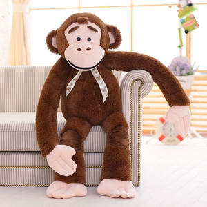 Grande peluche gorille à longs bras, jouet en peluche géant, <span class=keywords><strong>poupée</strong></span> singe douce pour enfants, tout-petits, cadeau d'anniversaire, cadeau de vacances, décoration de chambre - Product Image 2
