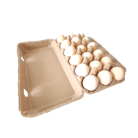 Barquettes à œufs écologiques en pâte de papier recyclé, 4 à 30 alvéoles, emballage biodégradable pour œufs de poule, prix usine, vente en gros personnalisée
