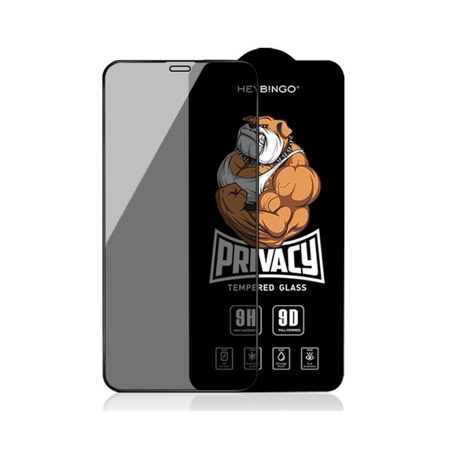 Factory Wholesale Anti Spy Tempered Glass Privacy Screen Protector with 9H Hardness for 13/14/15 Pro High Quality