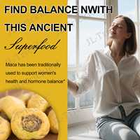 JULONG OEM Gouttes liquides de racine de maca Compléments à base de plantes Bouteille de goutte de maca noire Soutien de l'équilibre hormonal, de l'humeur, de l'énergie et de la forme physique