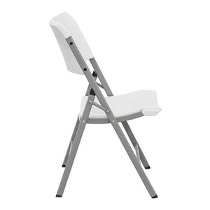 <span class=keywords><strong>Tavolo</strong></span> e Sedie Pieghevoli in Plastica Bianca per Eventi e Matrimoni, Uso <span class=keywords><strong>Esterno</strong></span>, Struttura in Acciaio, per Conferenze, Vendita all'Ingrosso - Product Image 2